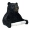 Bear Toilet Tissue Holder – Black Bear Resin Bathroom Decor, Hardware Included